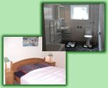 Bad und Schlafzimmer